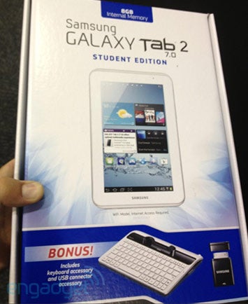 Samsung Galaxy Tab 2 7.0 Student Edition bundle challenges the Nexus 7 in value for the money, coming soon to Best Buy
