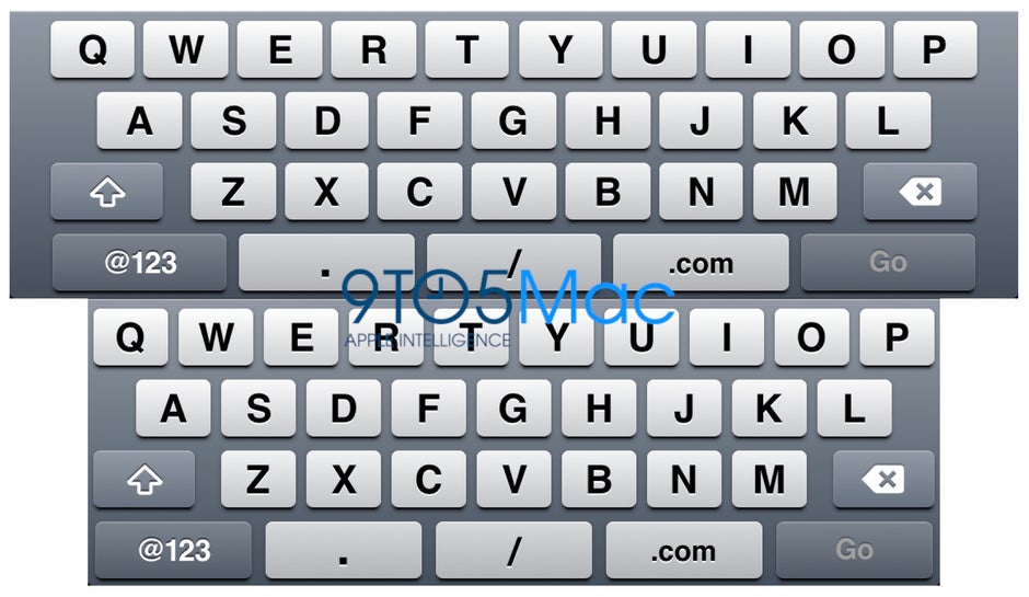 Take a look at the iPhone 5 landscape keyboard PhoneArena