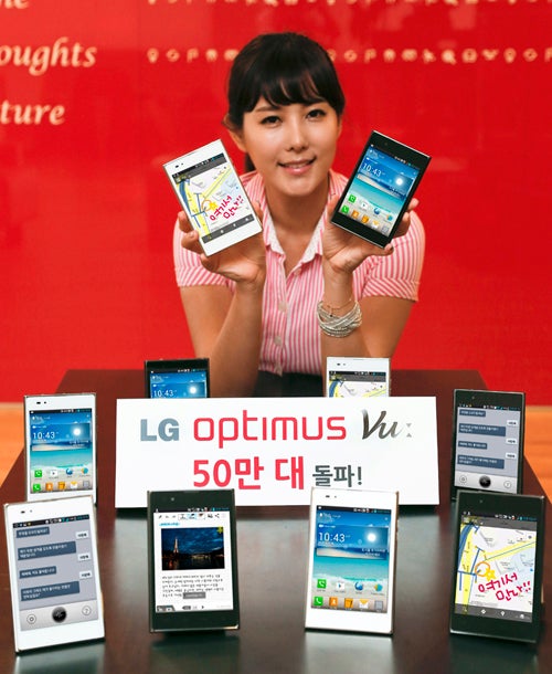 The LG Optimus Vu is coming to America - LG Optimus Vu is now officially U.S. bound, 5 inch screen and all; 500,000 units sold in South Korea