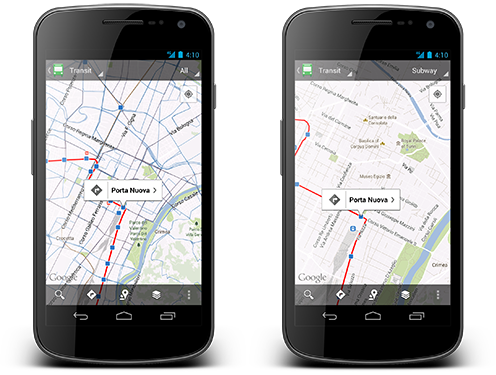 Google Maps getting updated today, touts 1+ million public transit stops