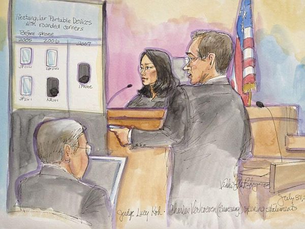The Apple v. Samsung trial is winding down - Samsung has 46 minutes left for last day of witness testimony