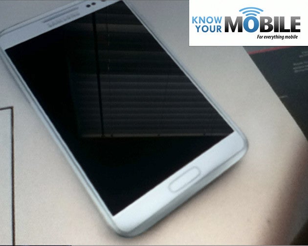 Could this be the Samsung Galaxy Note II? - Very convincing Galaxy Note II image leaks