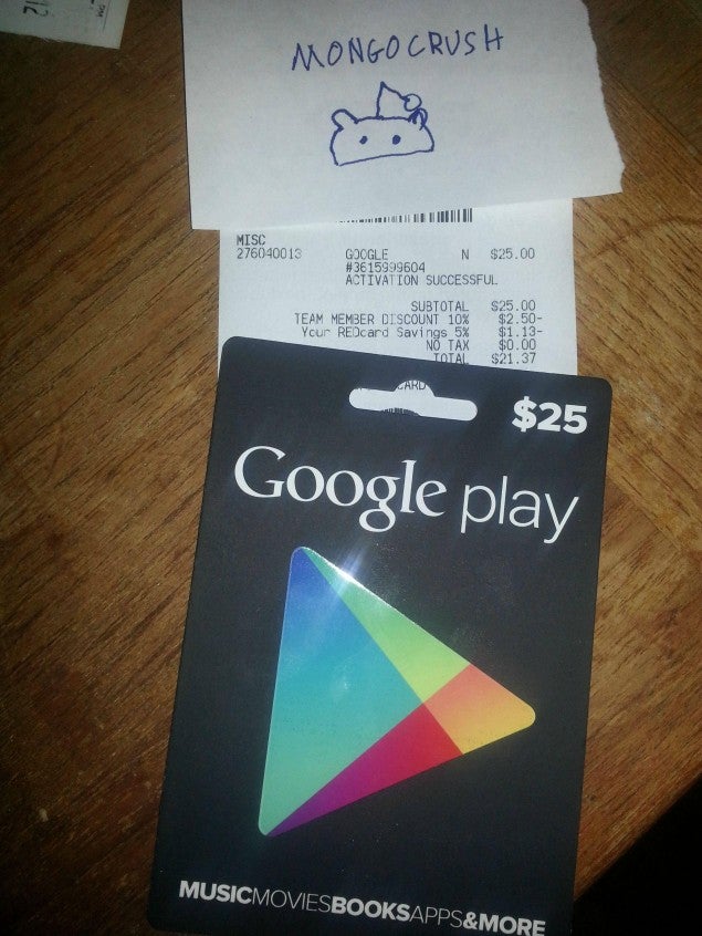 Como usar o Gift Card da Google Play