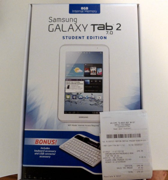 The Samsung GALAXY Tab 2 (7.0) Student Edition Bundle goes on sale Sunday for two weeks - Samsung GALAXY Tab 2 (7.0) Student Edition Bundle now official with sales starting Sunday