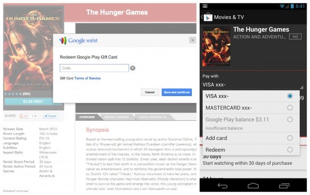 Gift cards can now be redeemed in Google Play Store - Option to redeem gift cards now showing up in Google Play Store