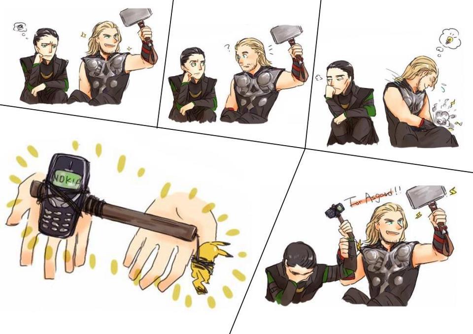Nokia 3310 vs. Hammer of Thor [Humor]