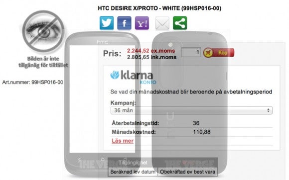 Earlier leaked HTC Proto might actually be the upcoming HTC Desire X