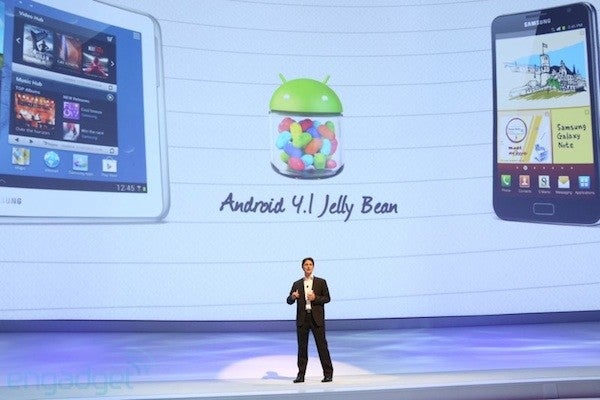 Android 4.1 is coming &quot;very soon&quot; to a pair of new Samsung devices - Samsung says Jelly Bean coming &quot;very soon&quot; to Samsung Galaxy S III and Samsung GALAXY Note 10.1