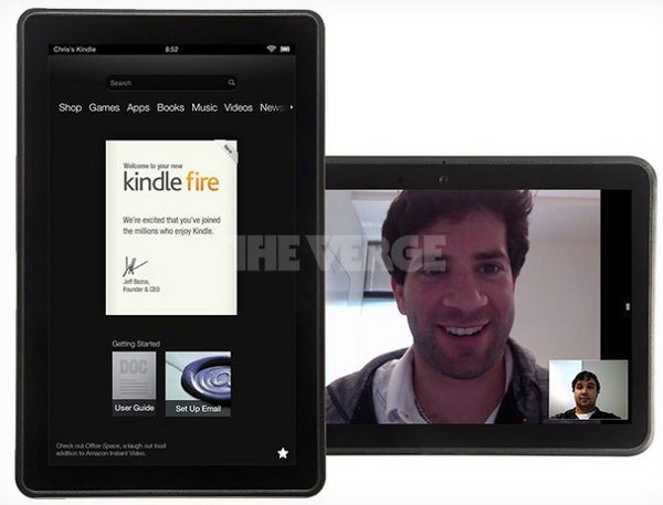 More images of the upcoming new Amazon Kindle Fire surface: coming with Skype support
