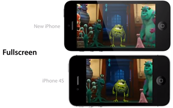 The 6th generation Apple iPhone is expected to feature a 4 inch screen - Take a look at what games, apps and videos will look like on the new Apple iPhone