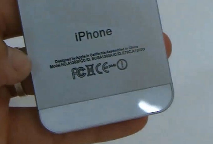 Both the Model number and the FCC ID belong to the Apple iPhone 3GS - Video shows realistic mock-up of Apple iPhone 5