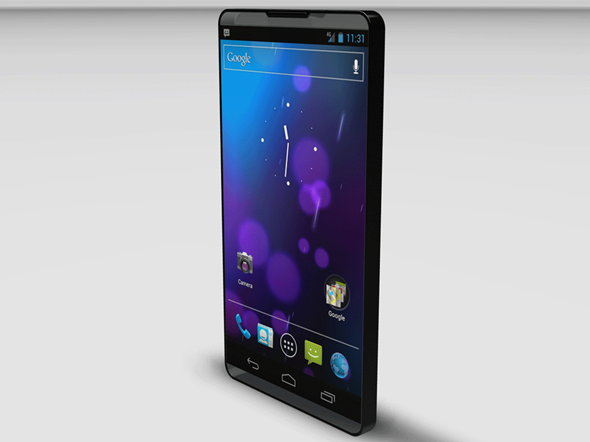 Is this what the Motorola bezel-free model will look like? - Rendering of Motorola&#039;s edge-to-edge bezeless phone shows how the concept might look