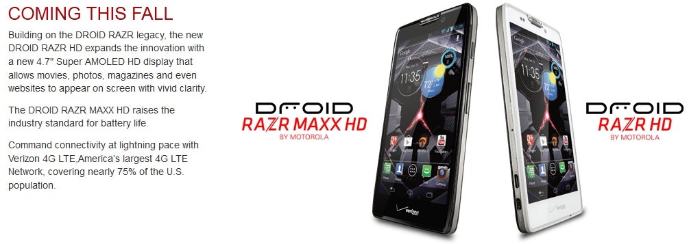 Motorola DROID RAZR M pre-order page is now up on Verizon&#039;s site