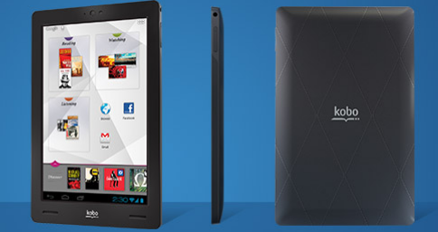 The Kobo Arc 7 inch tablet - Kobo launches a 7 inch Android tablet as it tries to piggyback on Amazon&#039;s buzz