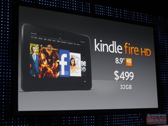 The flagship Amazon Kindle Fire 8.9 4G LTE - Amazon releases full video of Amazon Kindle Fire tablet announcements