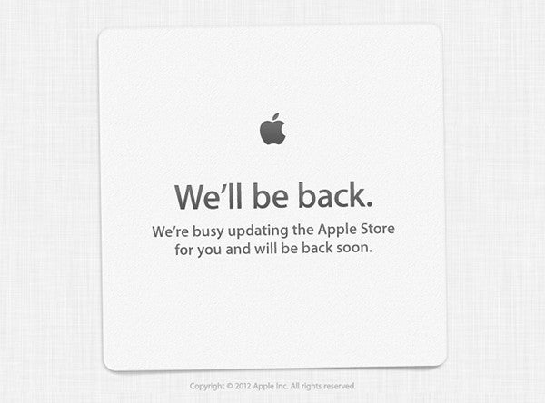 Apple Store goes down hours ahead of iPhone unveiling