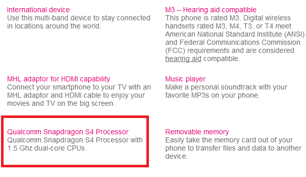 T-Mobile's web site mistakenly gives the Samsung Galaxy S Relay 4G an S4 processor - Has T-Mobile's web site mistakenly given the Samsung Galaxy S Relay 4G an S4 processor?