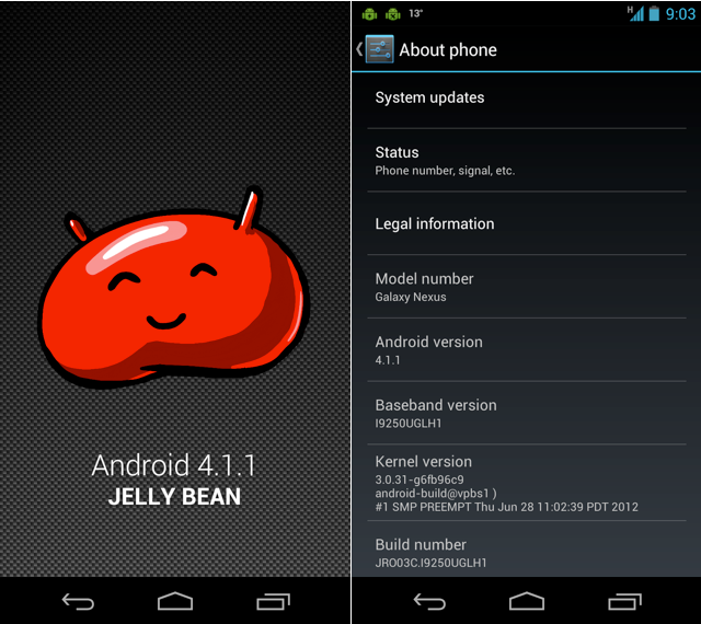 Samsung GALAXY Nexus owners in Canada are full of beans - Oh Canada! Samsung GALAXY Nexus users up north get their Jelly Bean update