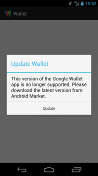 Google Wallet will no longer be supported on Verizon&#039;s Samsung GALAXY Nexus - Verizon&#039;s Samsung GALAXY Nexus no longer supports Google Wallet