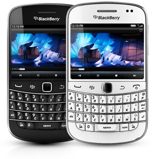 BlackBerry models, like the BlackBerry Bold 9900 pictured here, are no longer allowed  for work use at Yahoo - Yahoo gives employees a list of smartphones to choose from for work