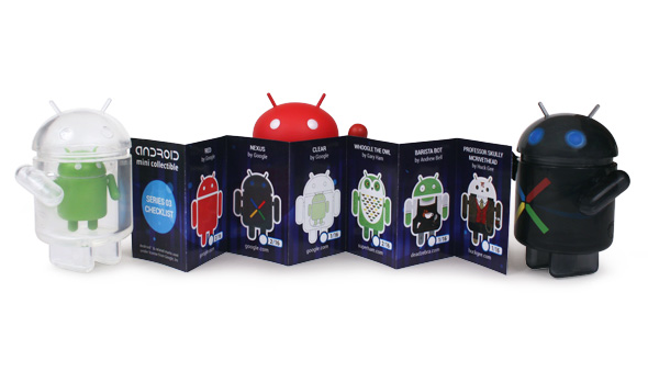 Series 3 figurines - Dyzplastic's third series of Android figurines to be available September 24th and ship two days later