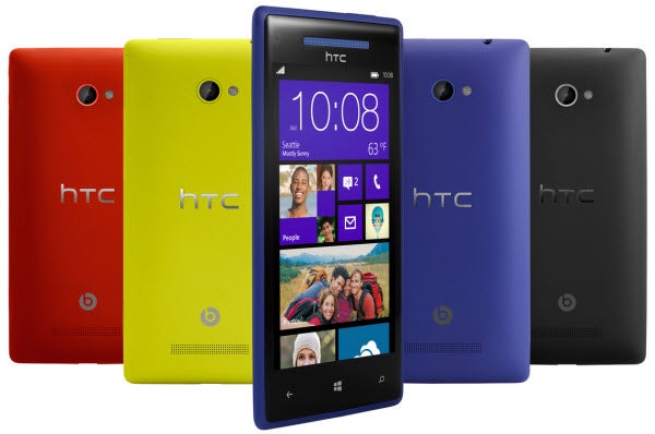 The HTC 8X - HTC China president says Windows Phone 8 models with larger screens are in development