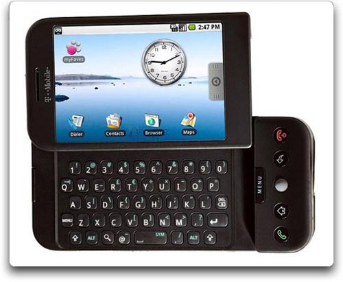First Android handset, the T-Mobile G1 - Happy Fourth Birthday, Android