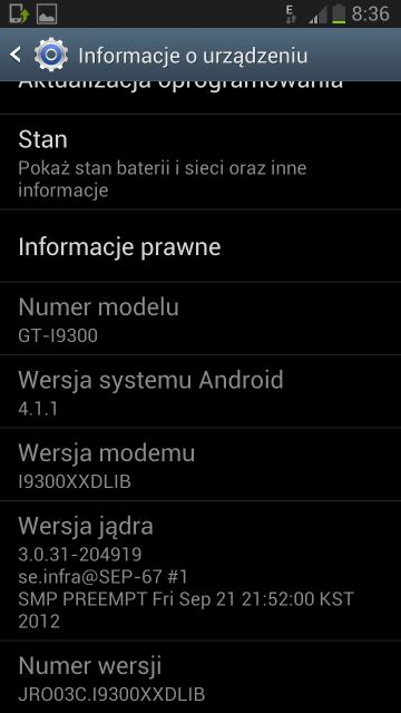 The official Jelly Bean OTA update for the Samsung Galaxy S III starts off with Poland