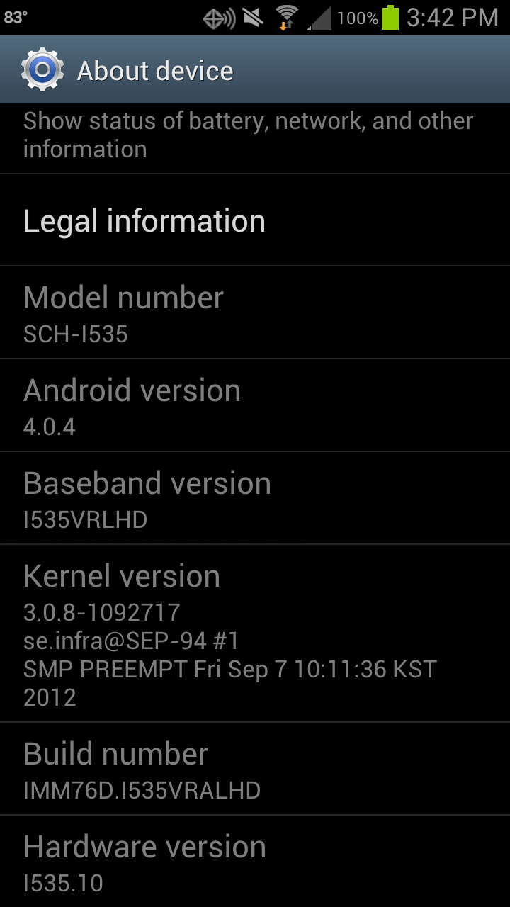 New I535VRALHD ROM leaked for the Verizon Samsung Galaxy S III