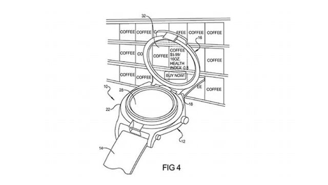 Google's patent was granted for a smart-watch with an augmented reality reader - Google receives patent for a "smart-watch" that uses augmented reality