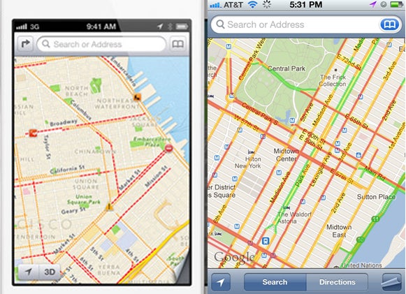 Apple Maps uses less data than Google Maps - Apple Maps is said to be up to five times more efficient than Google Maps