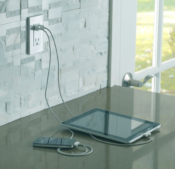 Leviton introduces in-wall USB charger for phones and tablets
