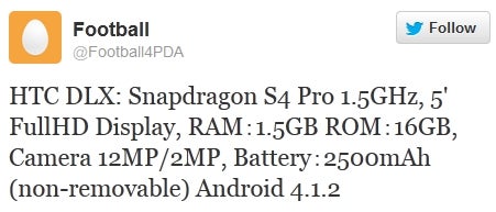 More HTC DLX specs leak and benchmark results posted