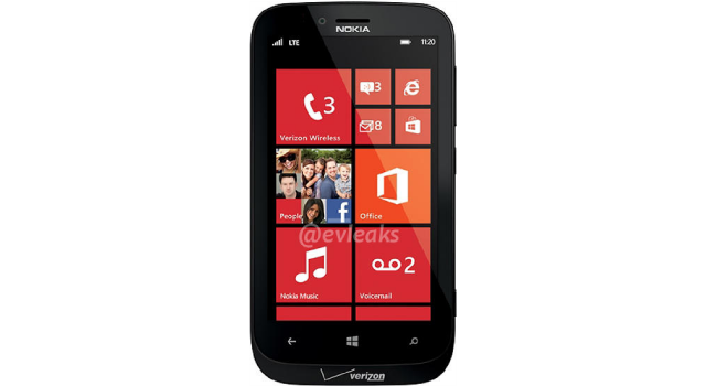 Nokia Lumia 822 for Verizon leaks with rounded corners