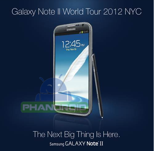 The Next Big Thing is already known - Samsung confirms October 24th introduction of the Samsung GALAXY Note II