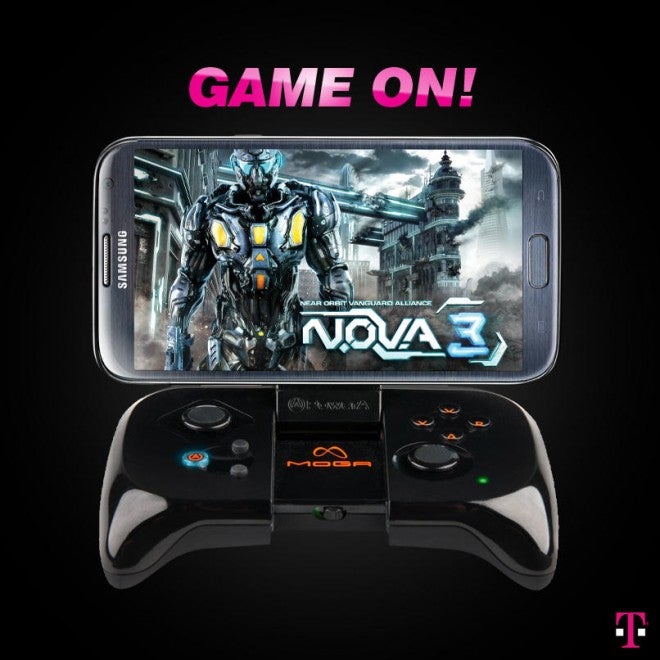 T-Mobile teases MOGA Gaming System for Android phones, Note II comes with an optimized game