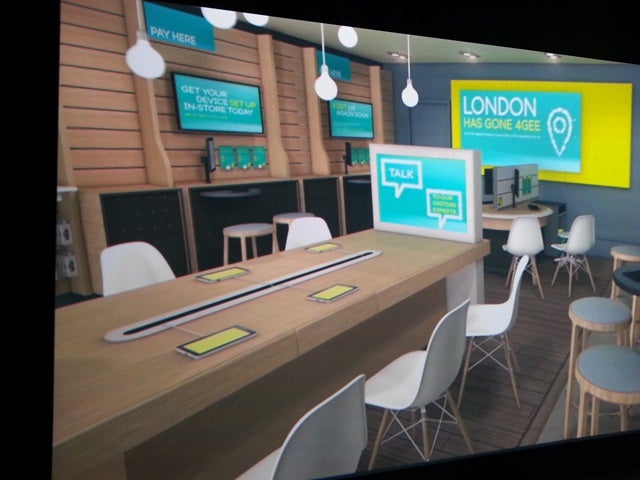 Larger EE retail locations will have refreshments, Wi-Fi, and displays separated by mobile OS. &amp;nbsp;Photo from Mobile News CWP - T-Mobile and Orange in the UK to be fully rebranded to EE by the end of the month