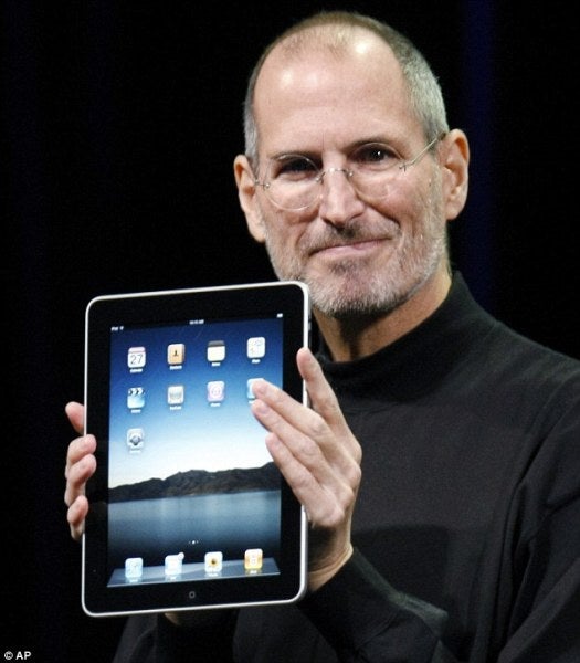 Late Steve Jobs introduces the OG Apple iPad - Apple receives patent for original Apple iPad design; it&#039;s one more arrow in the quiver