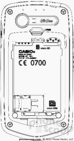 Casio C811 - LTE enabled Casio G'zOne smartphone for Verizon visits the FCC