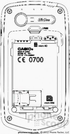 Casio C811 - LTE enabled Casio G&#039;zOne smartphone for Verizon visits the FCC