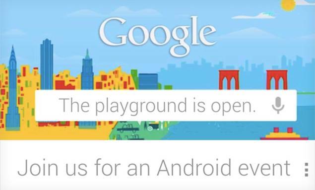Google&#039;s invitation for its October 29th event - T-Mobile holding press event for October 29th, competing with Microsoft and Google for the media