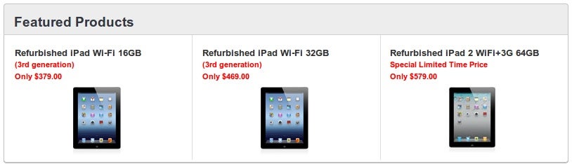 Best thing about iPad 4 announcement? Third iPad now costs $379 refurb