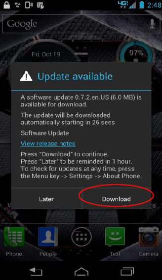Verizon has an update for the two newest Motorola DROID RAZR models - Small security update sent out for Motorola DROID RAZR HD and Motorola DROID RAZR MAXX HD