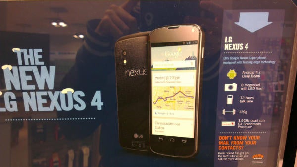 Some of the promotional materials that reveal Android 4.1 on the LG Nexus 4 - Carphone Warehouse promotional materials reveal LG Nexus 4 will have Android 4.1 on board