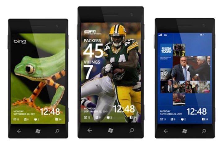 Live lock screen wallpapers arrive with Windows Phone 8, including real time Facebook updates