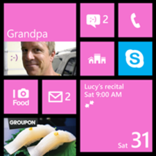 Modern UI with Live Tiles and big fonts. - Windows Phone Modern UI: do you like it?