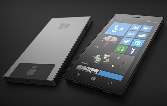 Microsoft Surface phone concept. - Microsoft is now testing its own Windows Phone design with suppliers