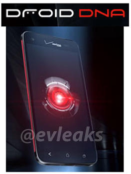 The HTC DROID DNA - New rendering of the HTC DROID DNA gets hearts pounding