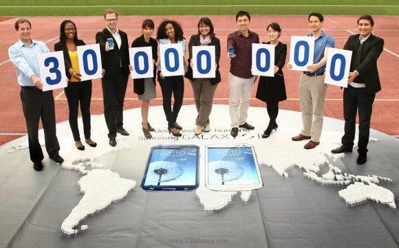 Samsung has sold 30 million units of the Samsung Galaxy S III - Samsung Galaxy S III: 30 million units sold
