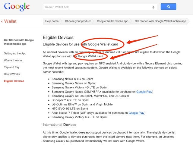 Google Wallet to have physical card option says Support Page - PhoneArena